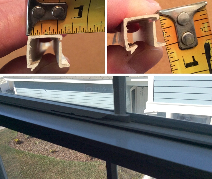 User submitted photos of snap-in glazing.