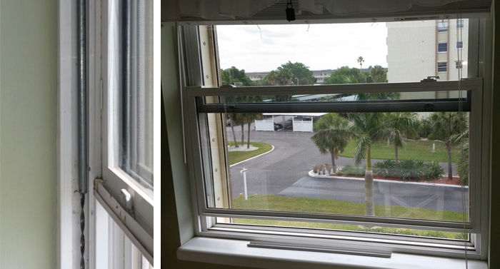 User submitted photos of window hardware.