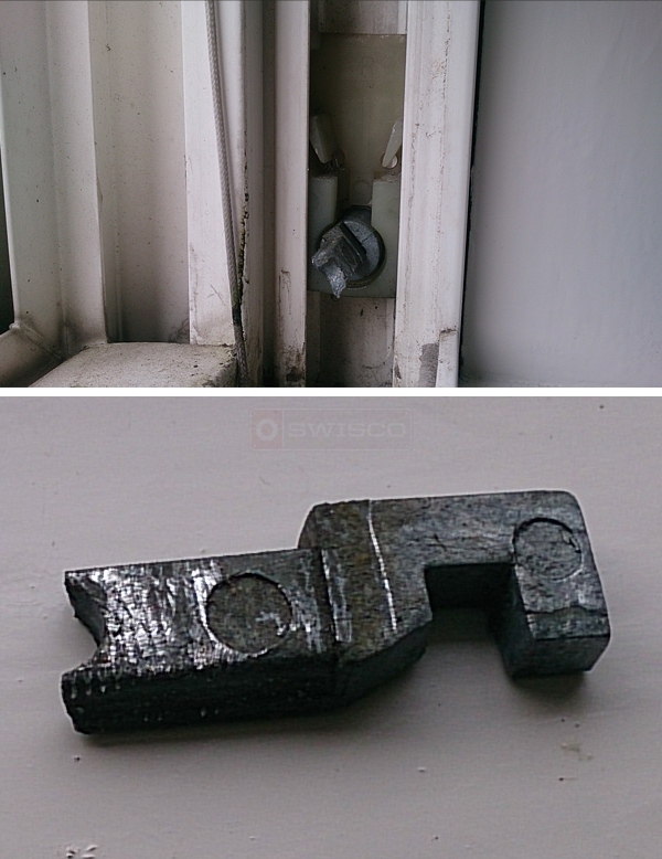 User submitted photos of window hardware.