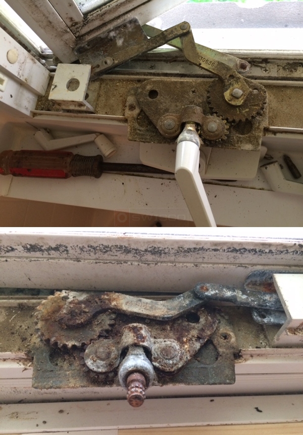 User submitted photos of a window operator.