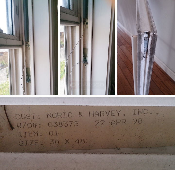 User submitted photos of window hardware.