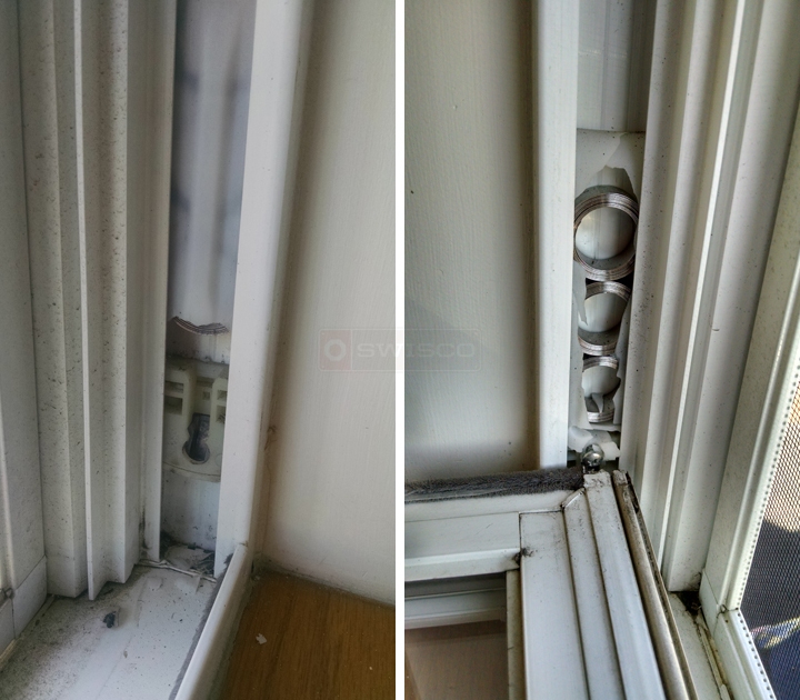 User submitted photos of a window balance.