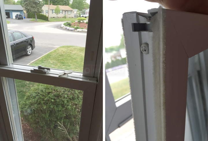 User submitted photos of a tilt latch.