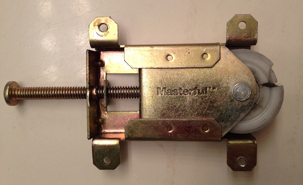 User submitted a photo of a closet door roller.