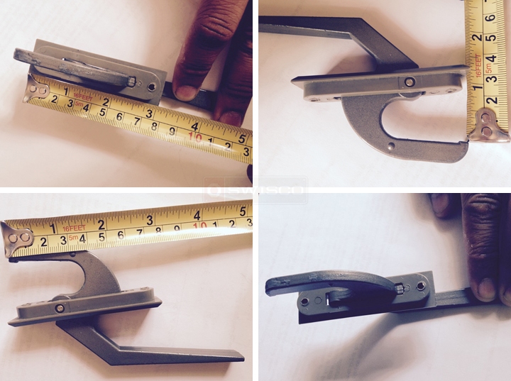 User submitted photos of a window lock.