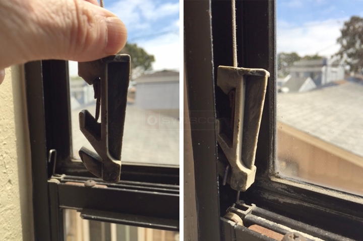 User submitted photos of window hardware.