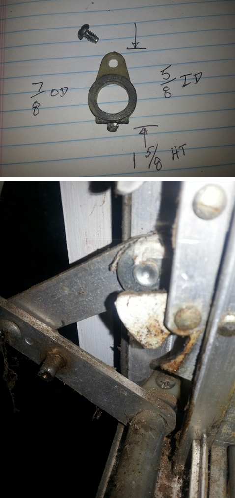 User submitted photo of their window bearing.