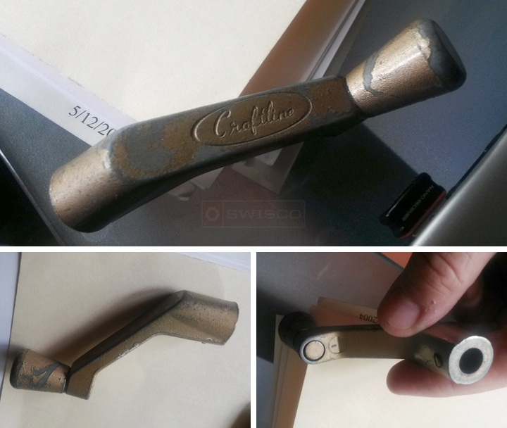 User submitted photos of a window operator handle.