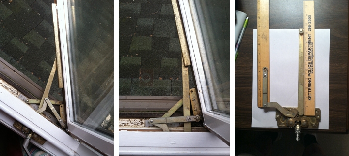 User submitted photos of a window operator.