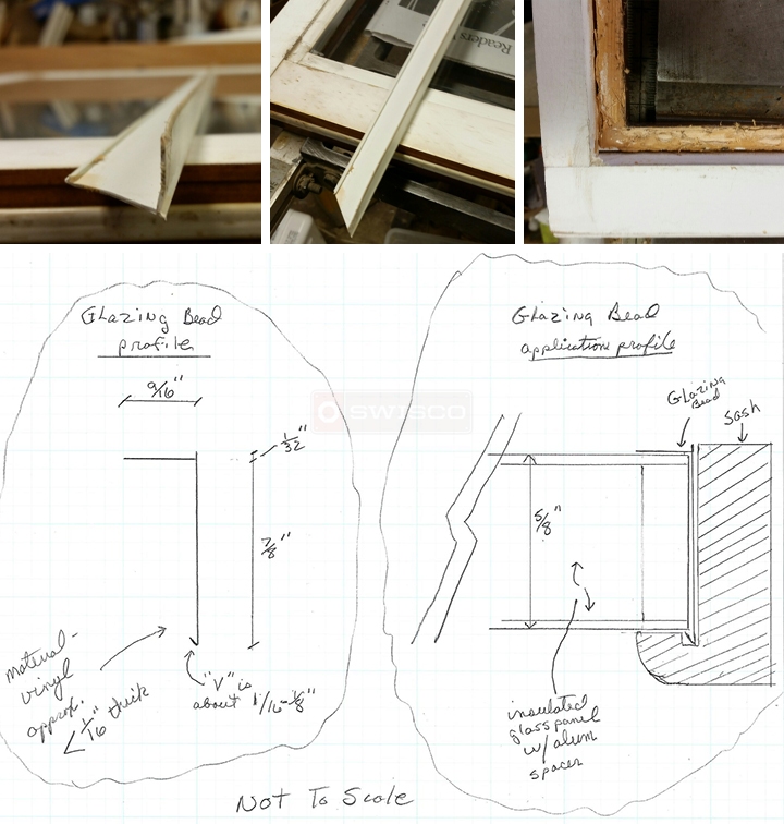 User submitted photos of snap-in glazing.