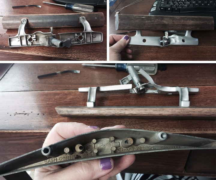 User submitted photos of patio door hardware.