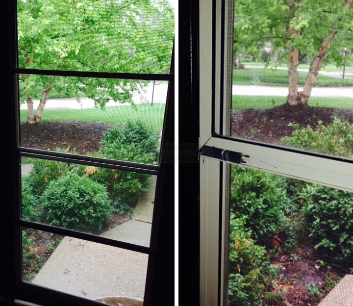 User submitted photos of storm door hardware.