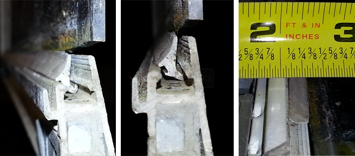 User submitted photos of window spline.