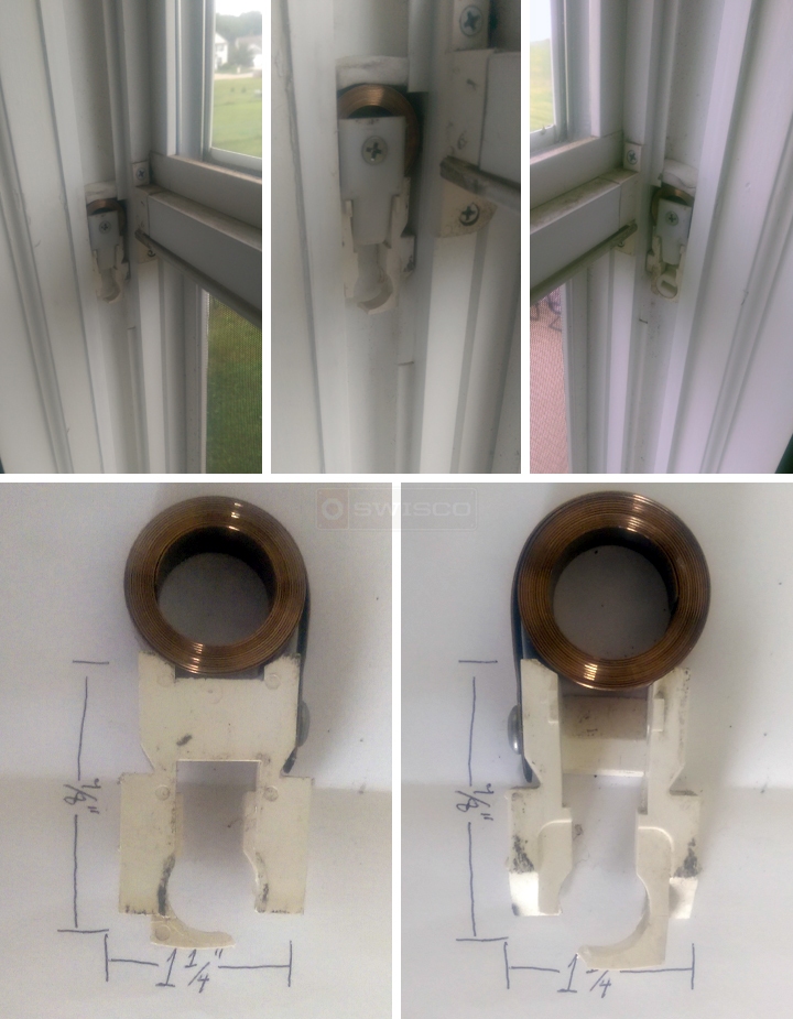 User submitted photos of a coil window balance.