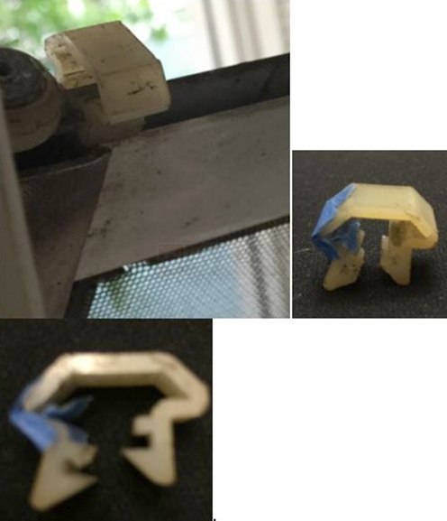 User submitted photos of a retainer clip.