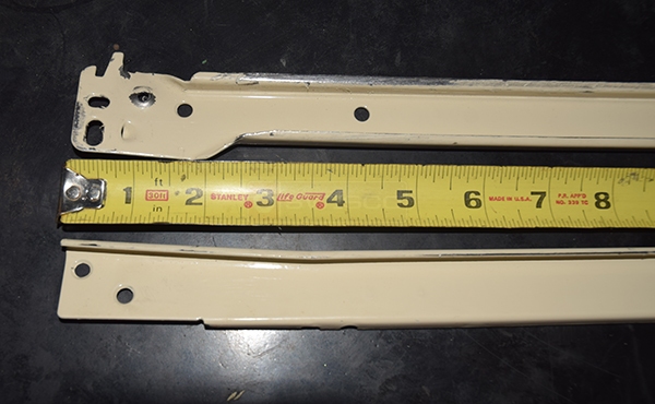 User submitted a photo of drawer slides