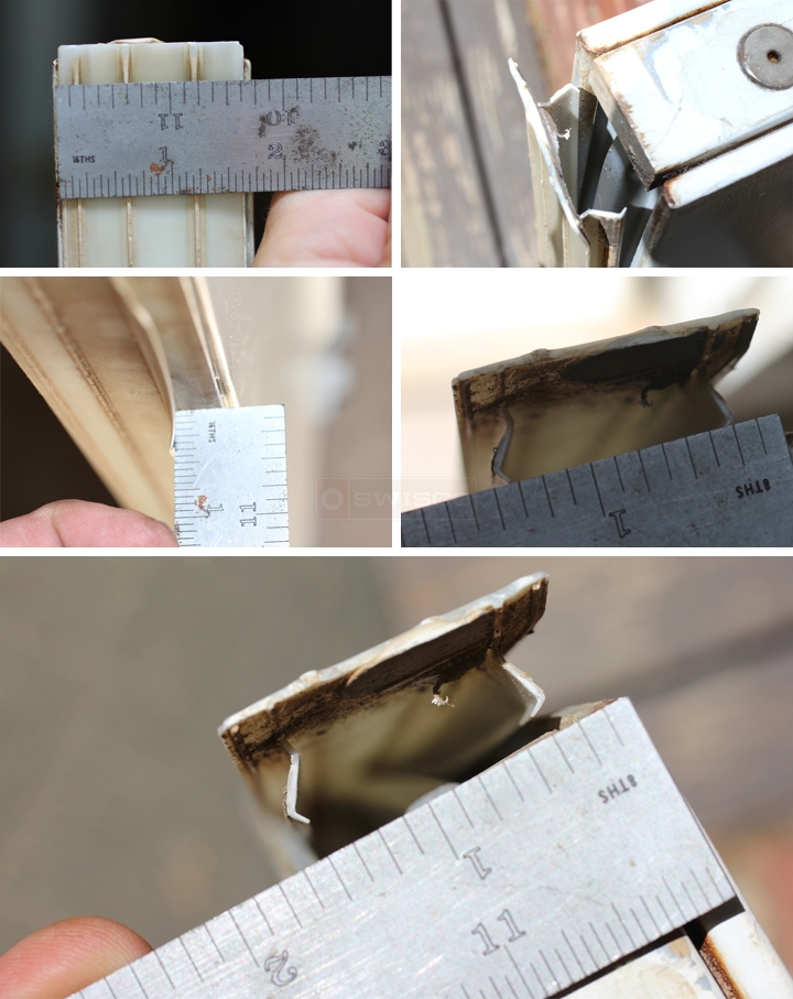 User submitted photos of a door sweep.