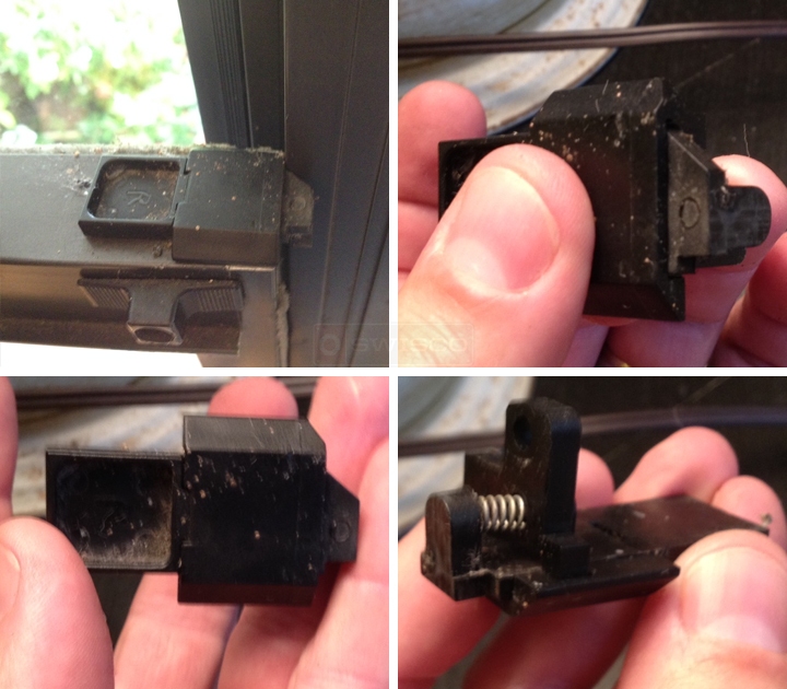 User submitted photos of a tilt latch.