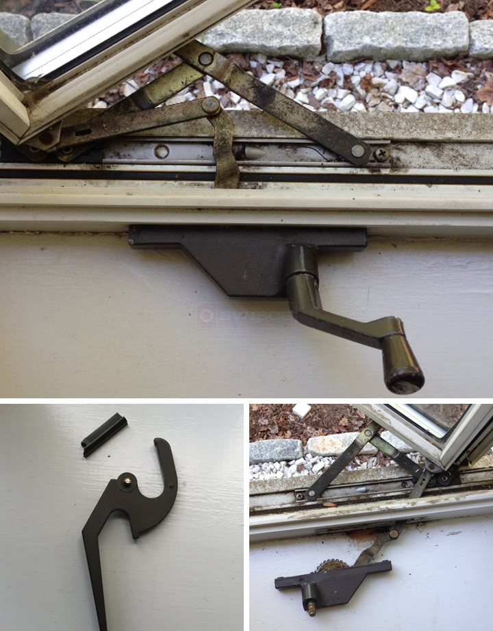 User submitted photos of a window operator.