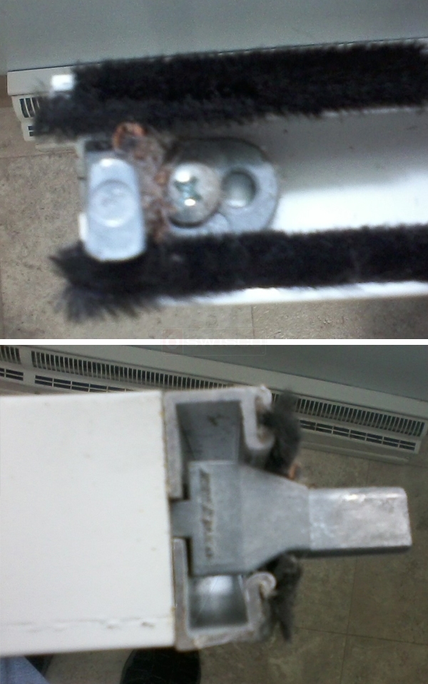 User submitted photos of window hardware.