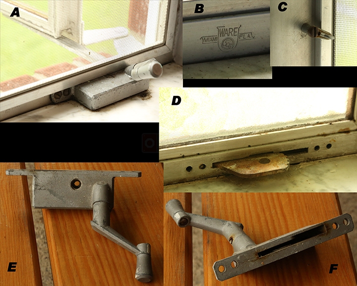 User submitted a photo of window hardware.