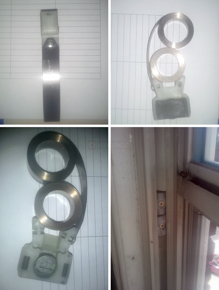 User submitted photos of a coil window balance.