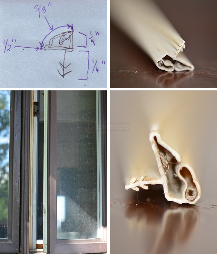 User submitted photos of weatherstripping.