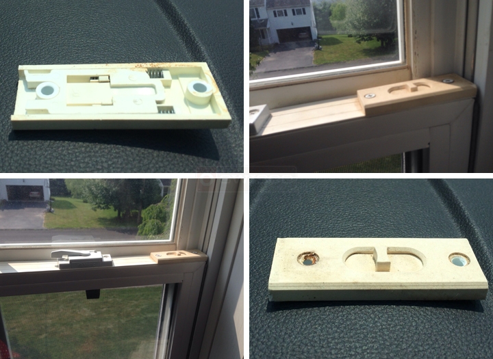 User submitted photos of a tilt latch.