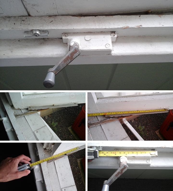 User submitted photos of a window operator.