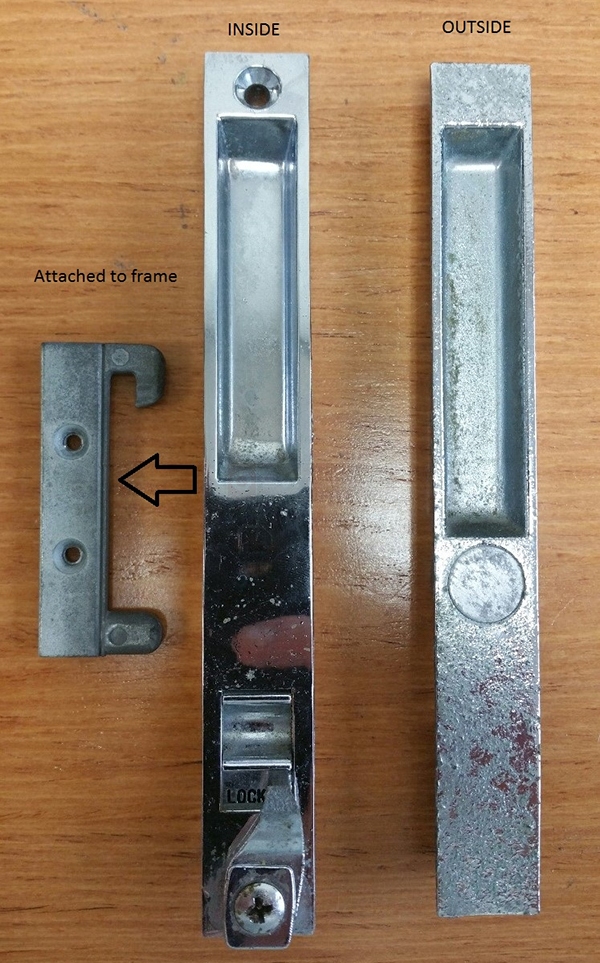 User submitted a photo of a sliding window lock.