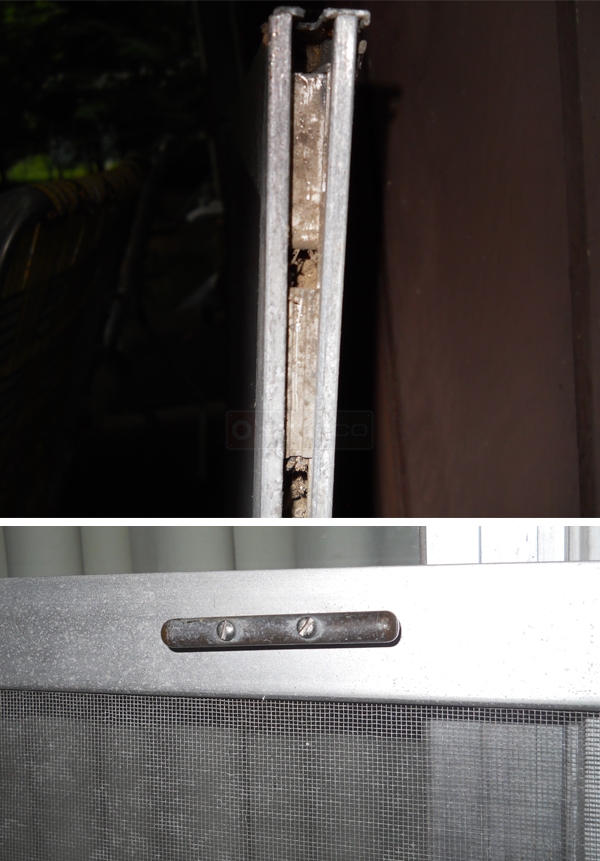 User submitted photos of patio door hardware.