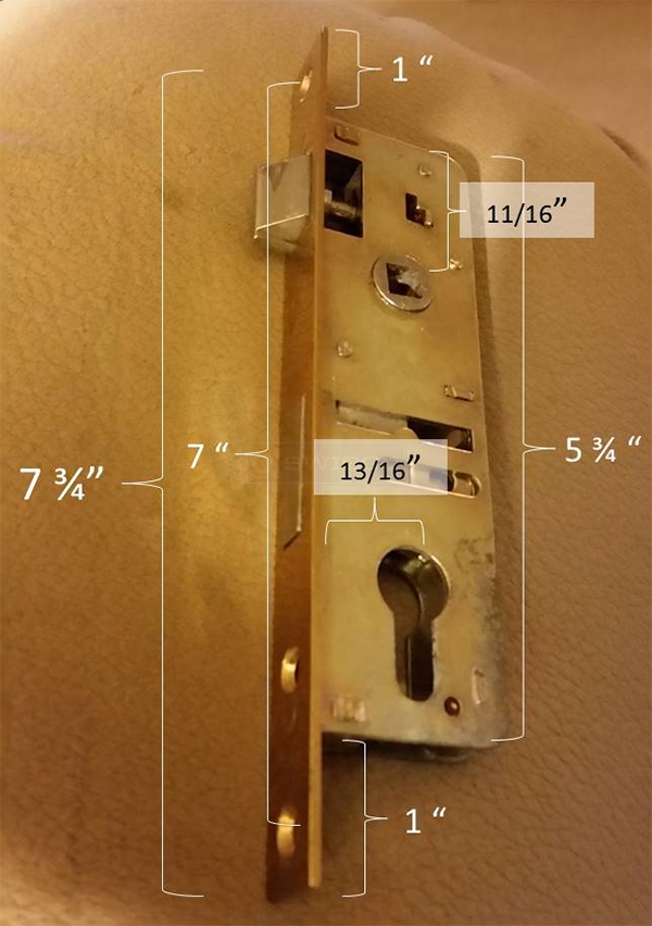 User submitted a photo of a mortise lock.