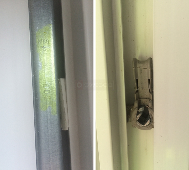 User submitted photos of window hardware.