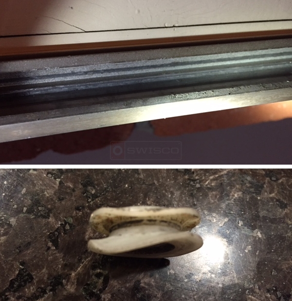 User submitted photos of screen door hardware.