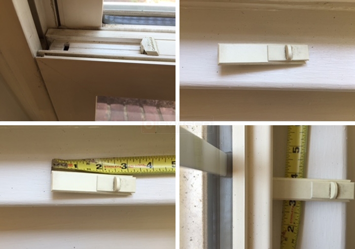 User submitted photos of a tilt latch.