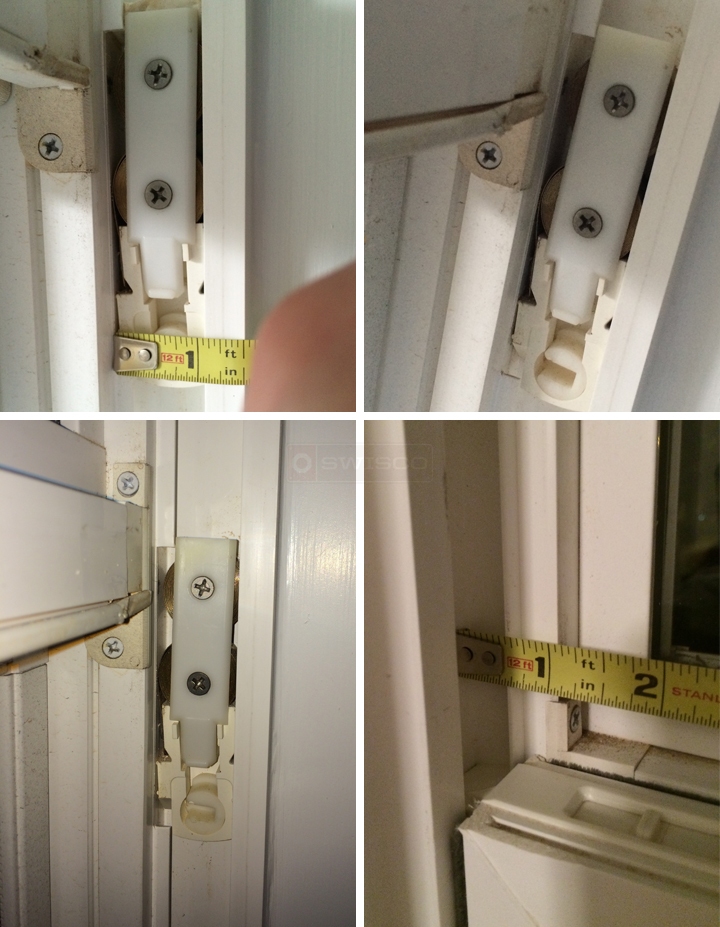 User submitted photos of window hardware.