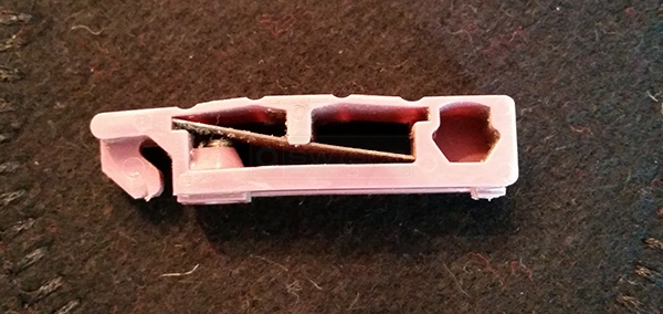 User submitted a photo of window hardware.