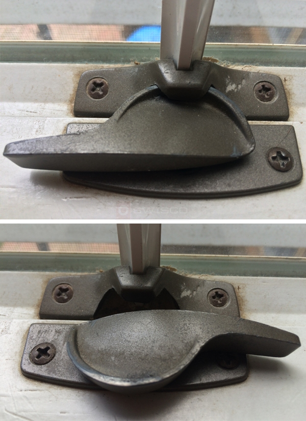 User submitted photos of a window lock & keeper.