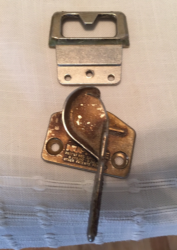 User submitted a photo of a window lock & keeper.