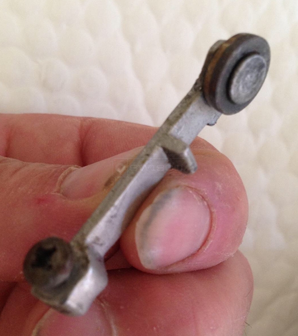 User submitted a photo of a closet door roller.