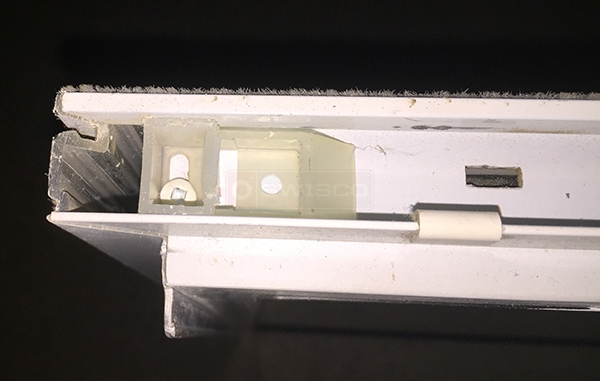 User submitted a photo of a top sash guide.