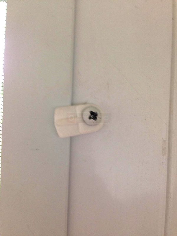 User submitted photos of window hardware.