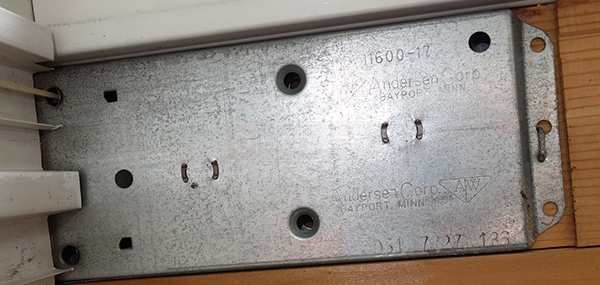 User submitted a photo of a window balance.