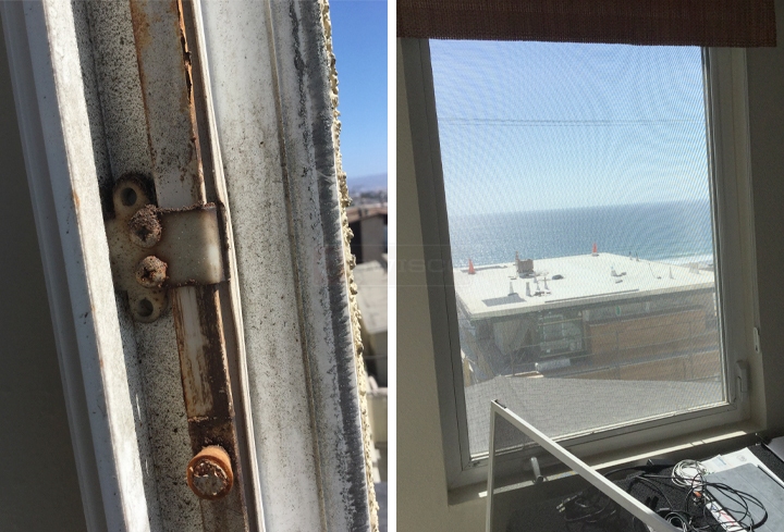 User submitted photos of window hardware.