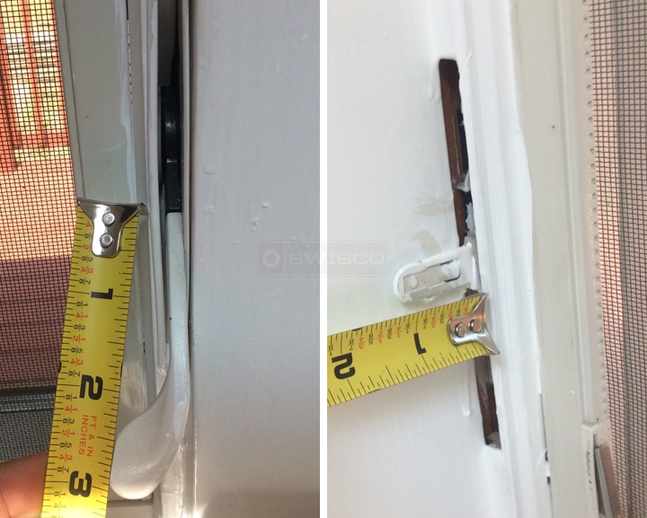 User submitted photos of a window lock.