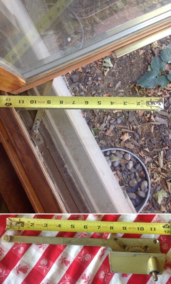 User submitted photos of a window operator.