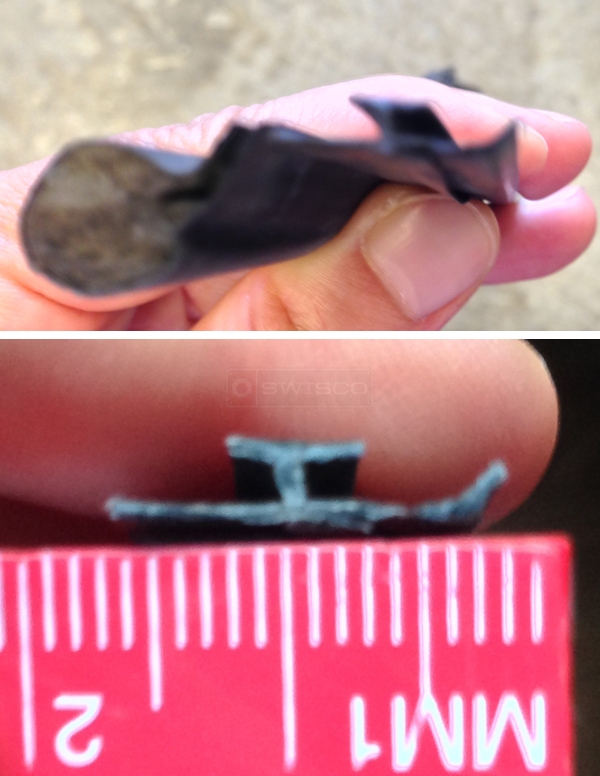 User submitted photos of weatherstripping.