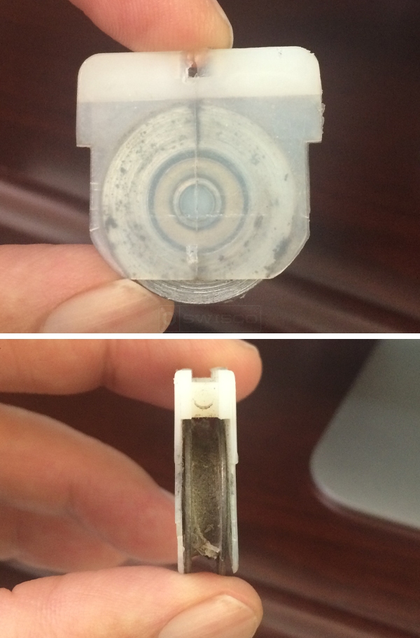 User submitted photos of a screen door roller.