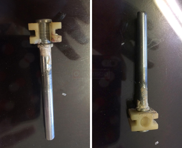 User submitted a photo of a closet door pin.