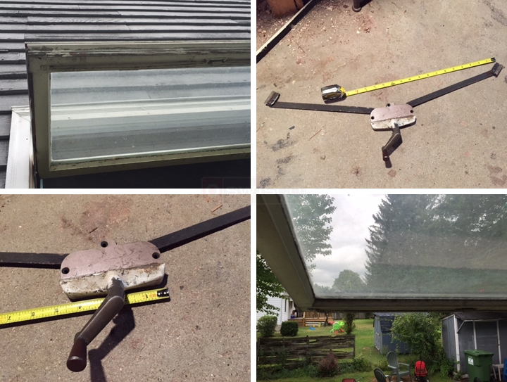 User submitted photos of a window operator.